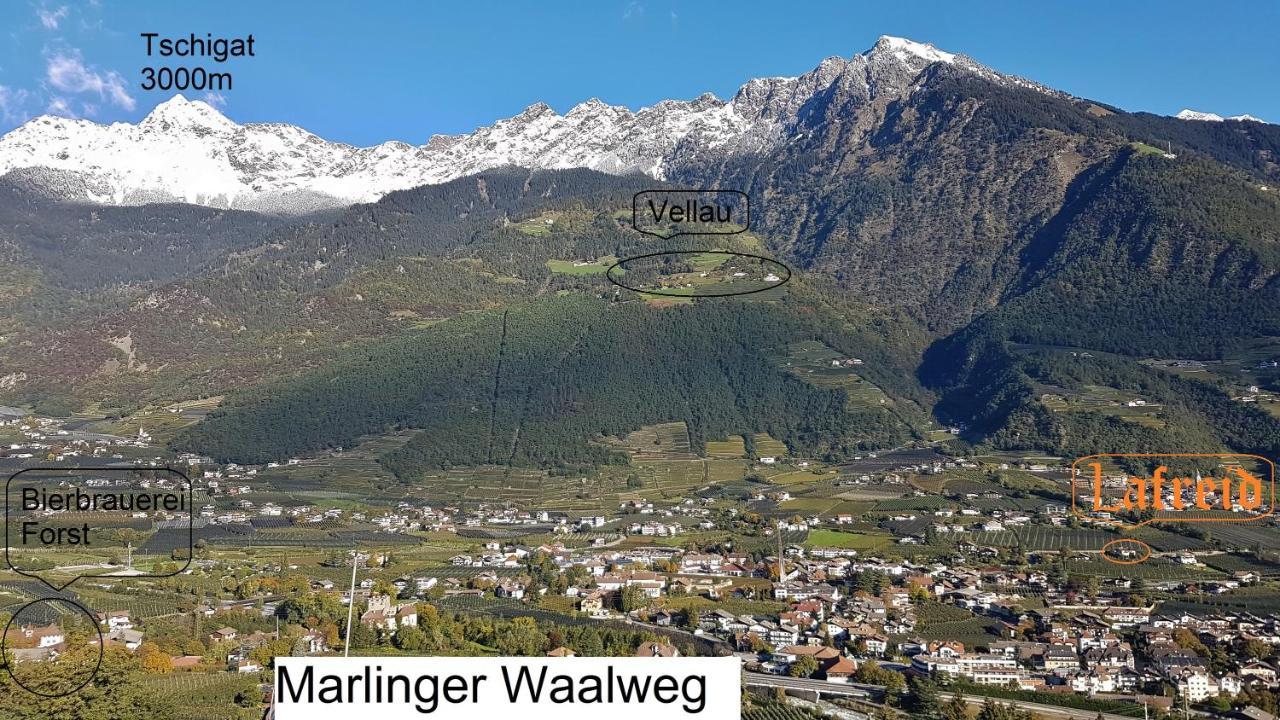 Ferienwohnung Lafreid Algund Buitenkant foto