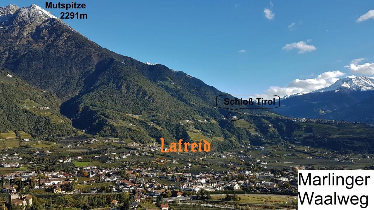 Ferienwohnung Lafreid Algund Buitenkant foto